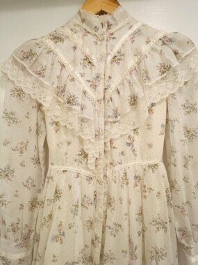Vintage 1970s Prarie Gunne Sax Dress